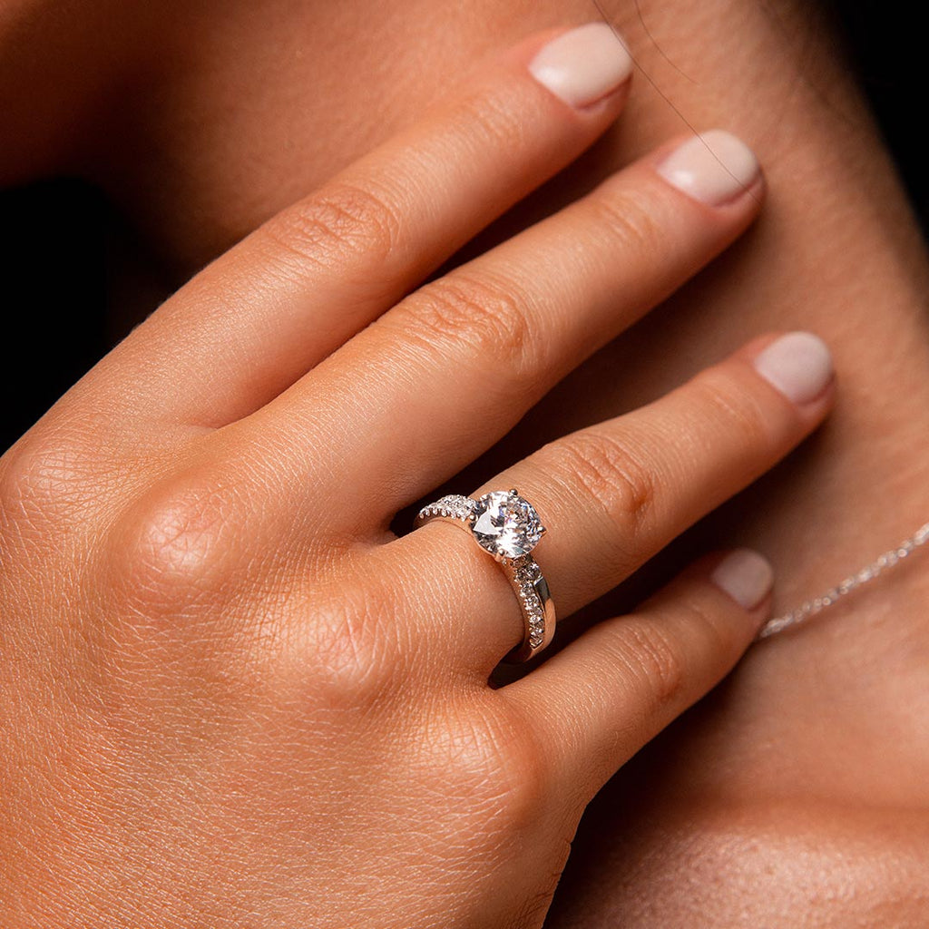 Phillip Jennings Jewellery Natural 1.75ct Diamond Engagement Ring And Wedding Ring Set